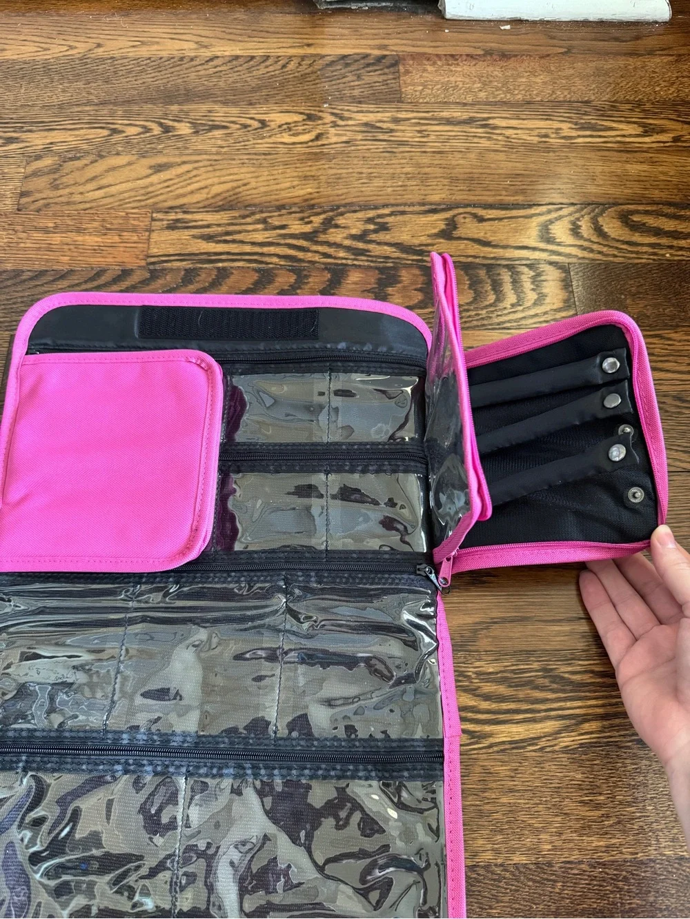 PreZerve Pink Travel Jewelry Organizer